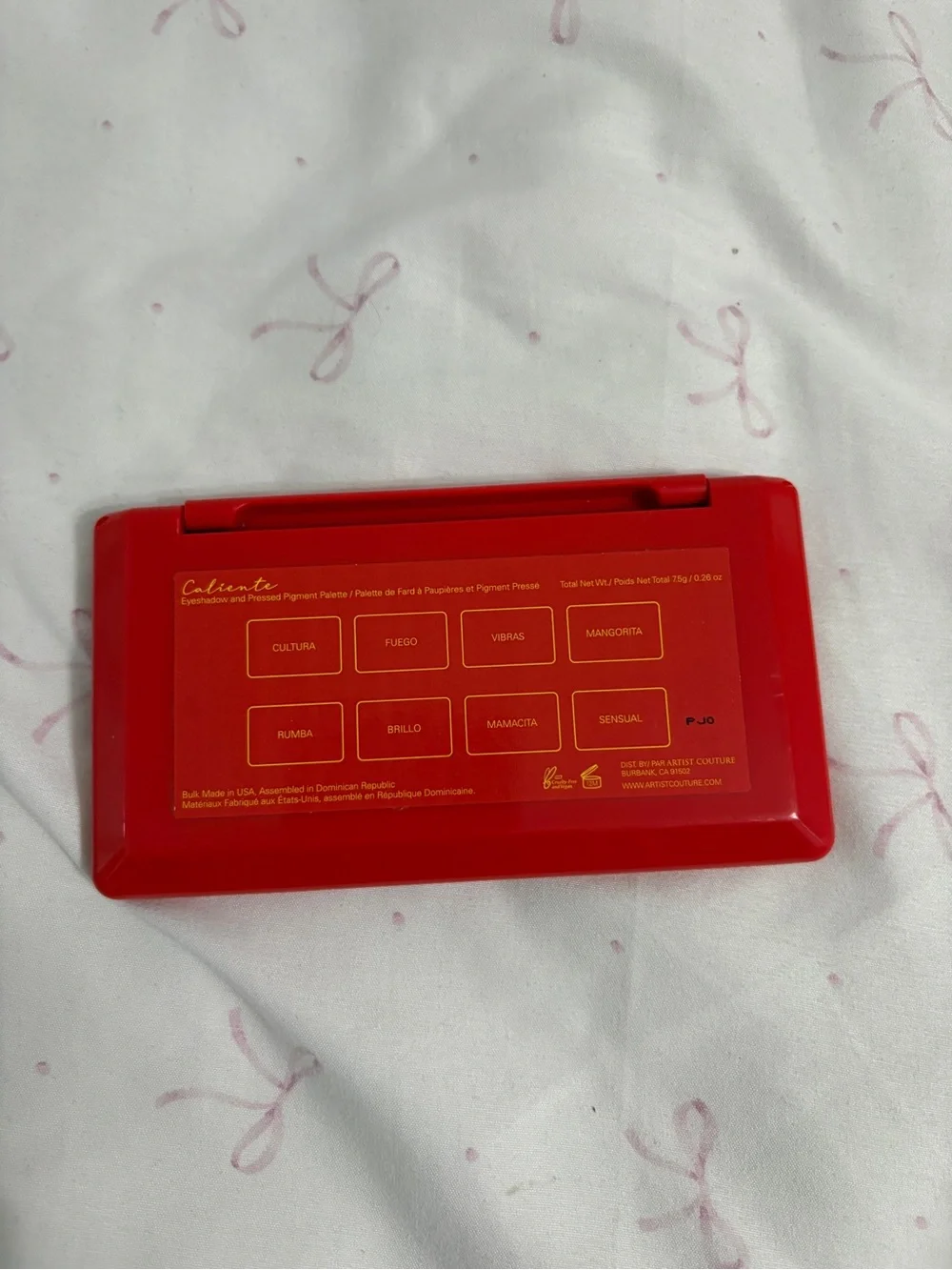 Artist Couture Caliente Red Compact Palette